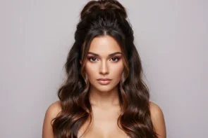 15 Hairstyle Ideas For Round Face And Thick Hair