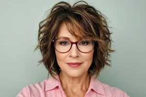 Short Hairstyles For Women Over 60 With Fine Hair And Glasses