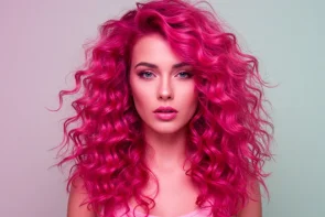 Pretty In Pink: Curly Hairstyles To Rock Your Pink Hair!