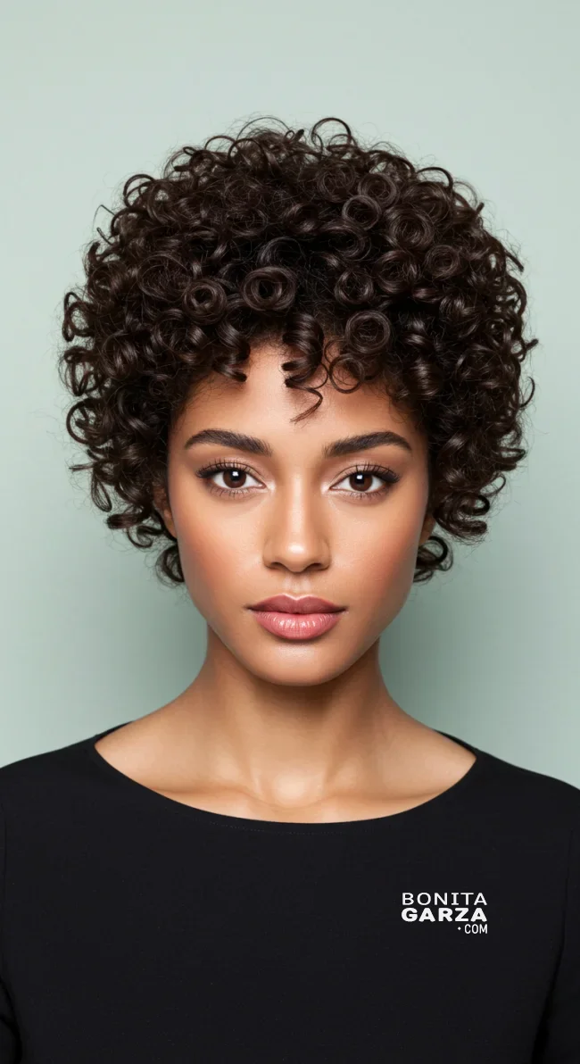 10. Curly Pixie Cut | 15 Trendy Low-Maintenance Pixie Haircuts For Fine, Medium Or Thick Hair