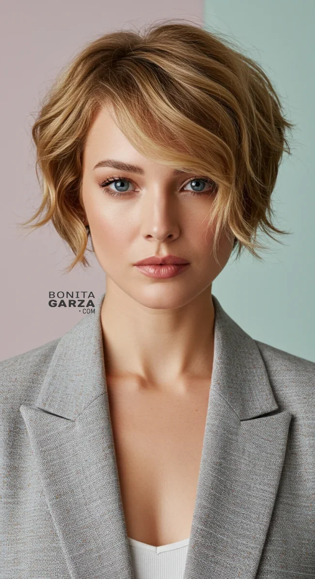 9. Wavy Pixie Cut | 15 Trendy Low-Maintenance Pixie Haircuts For Fine, Medium Or Thick Hair