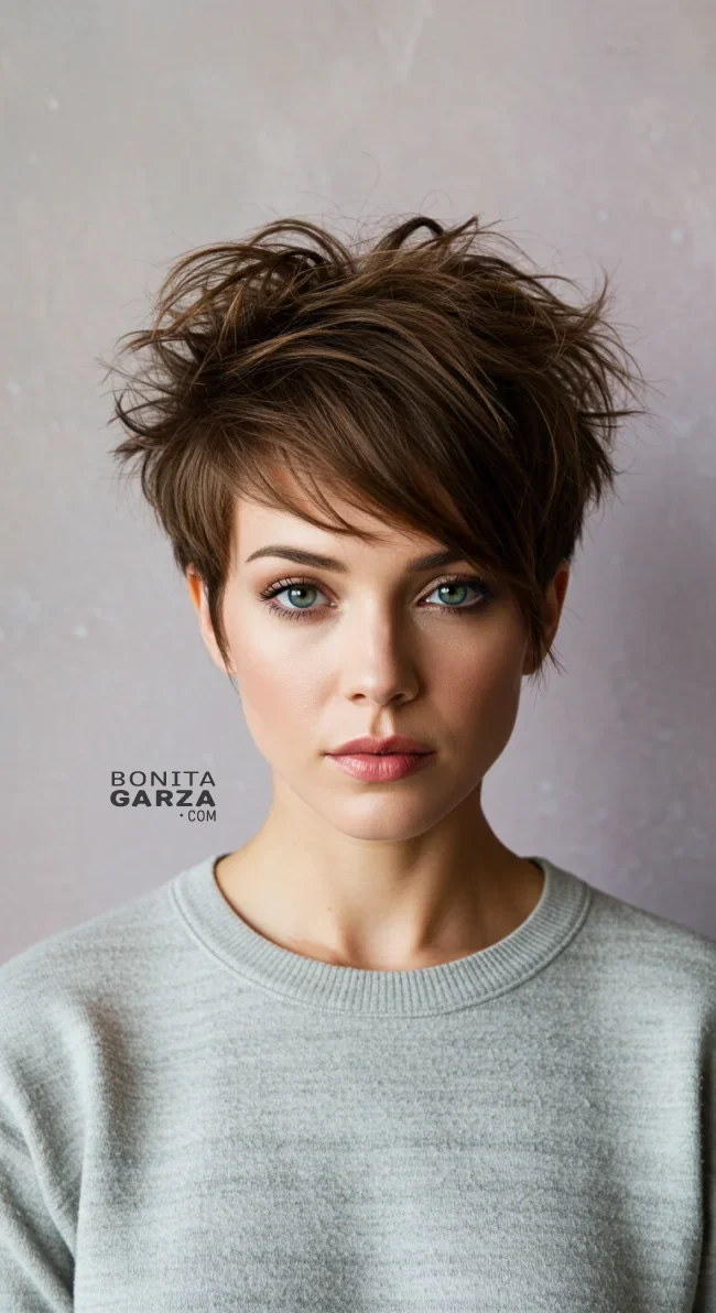 5. Messy Pixie Cut | 15 Trendy Low-Maintenance Pixie Haircuts For Fine, Medium Or Thick Hair