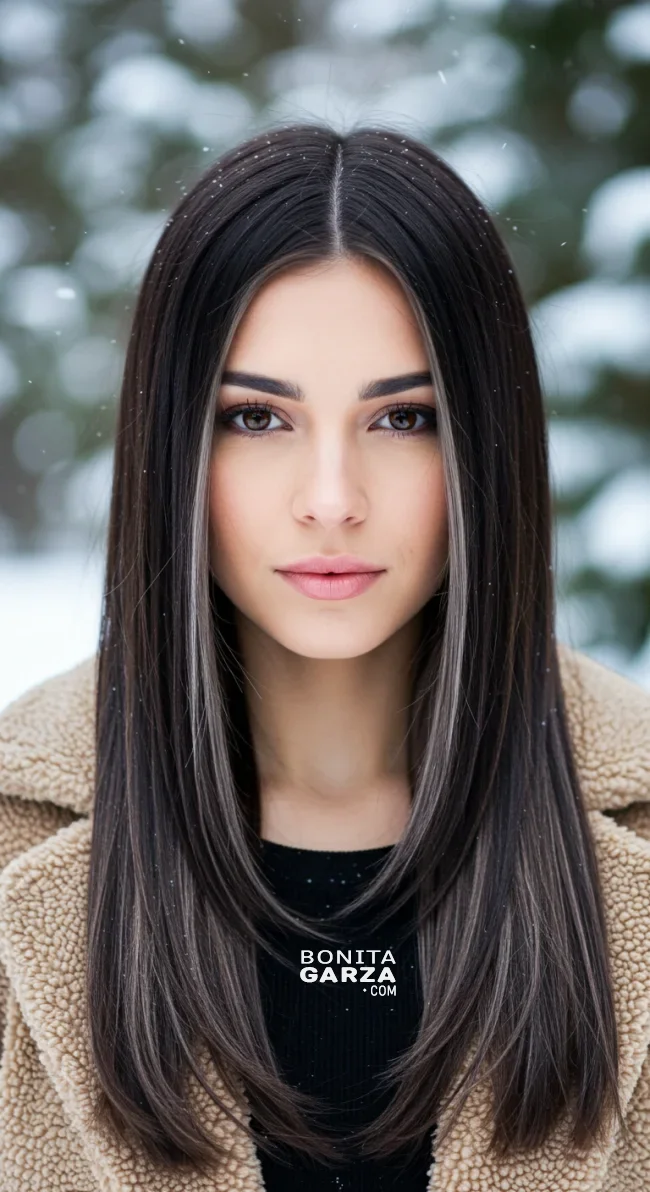 3. Ash Brown Highlights | 15 Ways To Rock Winter Highlights For Brown Hair