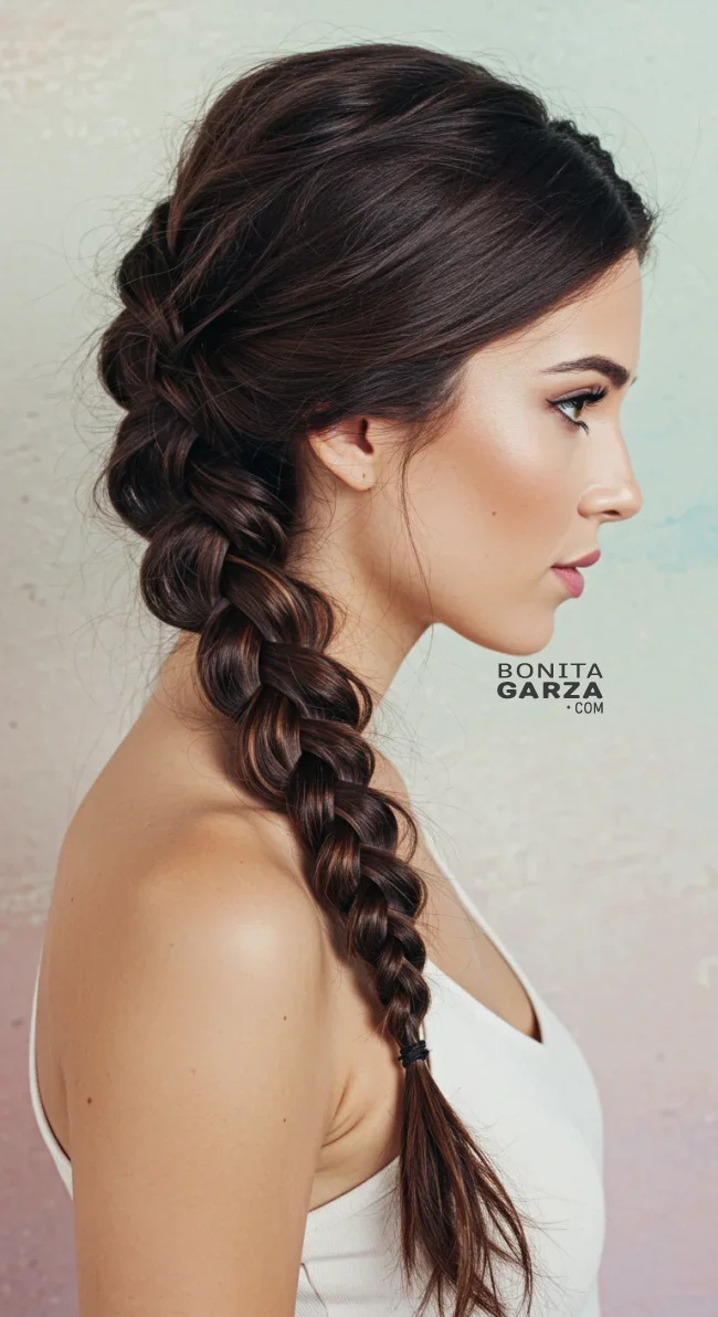 15. Long Braided Style | 15 Long Hairstyles For Women Over 50