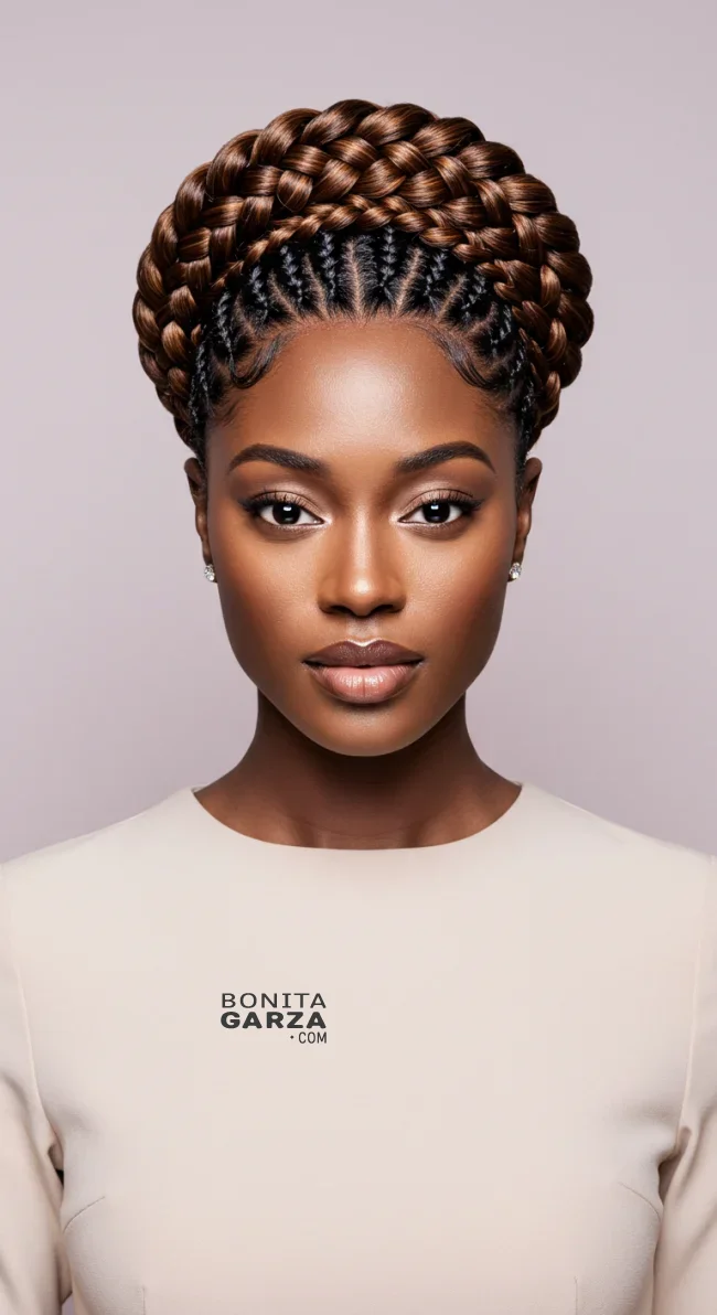 5. Halo Braid | 7 Easy Protective Hairstyles To Safeguard Your Natural Hair