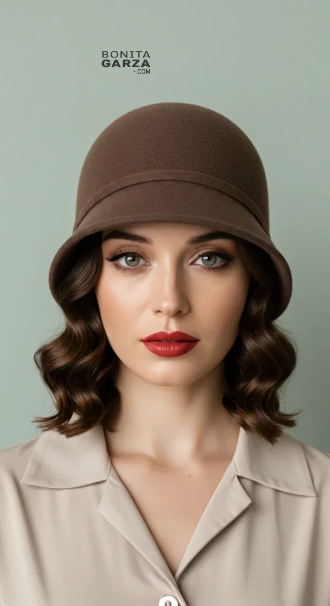 6. Cloche Hat and Hair Combo | 10 Timeless 1920S Hairstyles That Define The Roaring Twenties