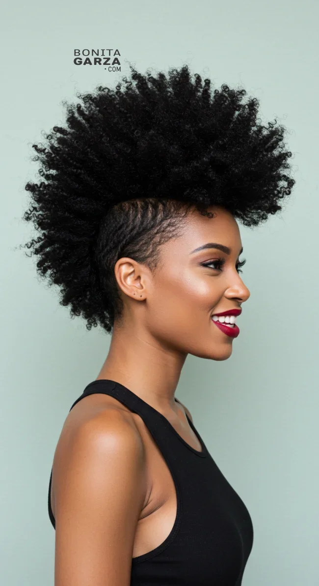 6. Feminine Mohawk Undercut | Trendsetting Undercut Hairstyles - Revamp Your Look