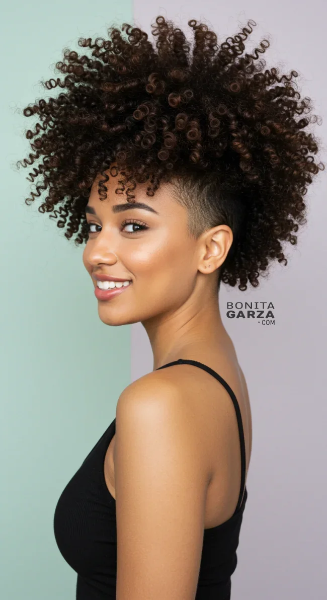 10. Curly Undercut | Trendsetting Undercut Hairstyles - Revamp Your Look