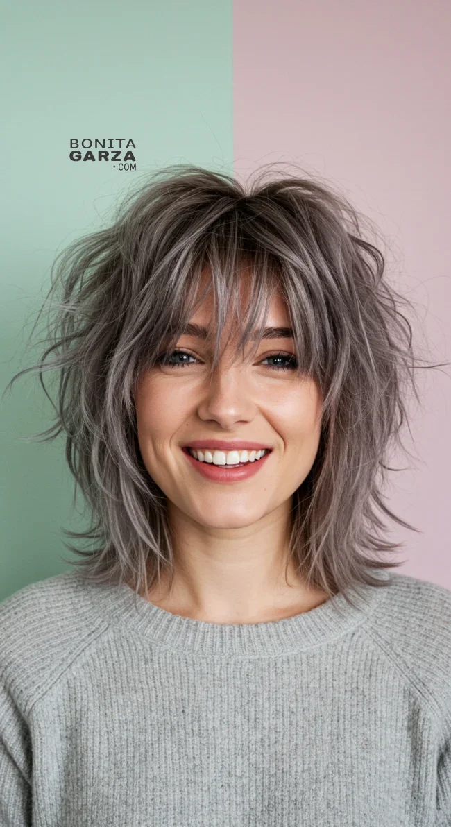 20. Messy Layered Shag | Trendy Layered Hairstyles: Unlocking Timeless Elegance