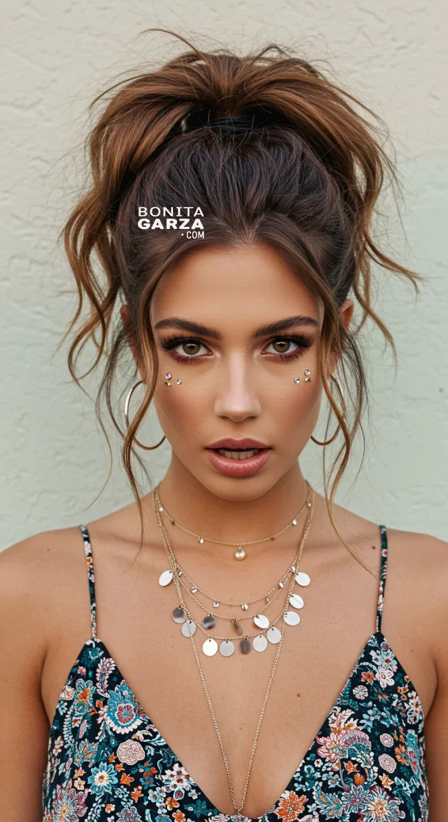 1. Messy High Ponytail | 10 Best Concert Hairstyles: Easy &Amp; Stylish Looks For Every Show