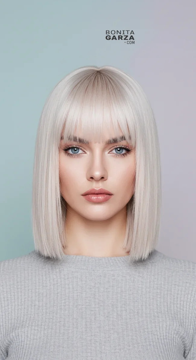 4. Blunt Fringe | 10 Fringe Hairstyles That Won’t Go Unnoticed