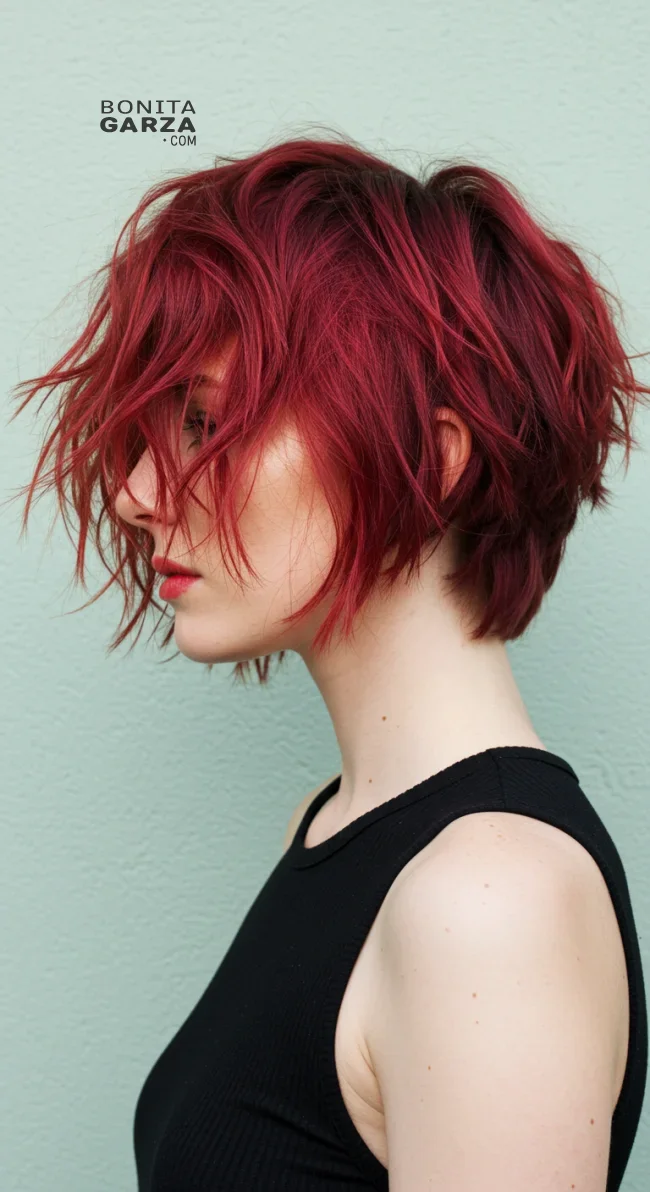 5. Choppy, Messy Inverted Bob | 5 Ways Of Pulling Off An Inverted Bob