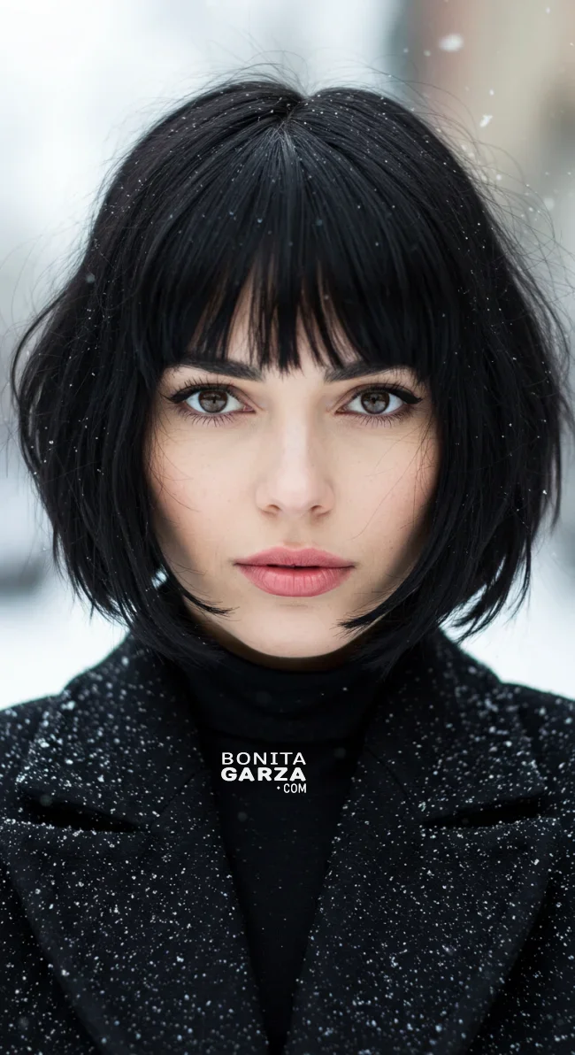 5. French Bob with Wispy Ends | Hairstyle Trends For Winter 2025: 10 Hottest Haircuts