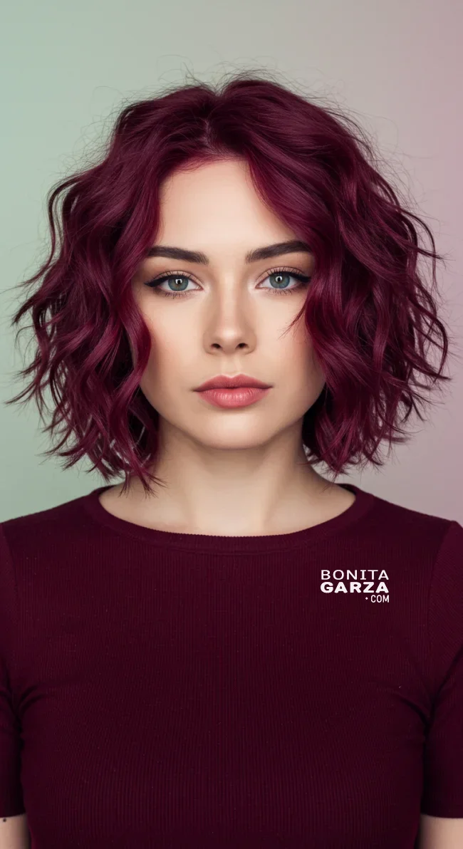 9. Curly-Inspired Wavy Crop | 15 Chic Short Hairstyles For Thick Wavy Hair