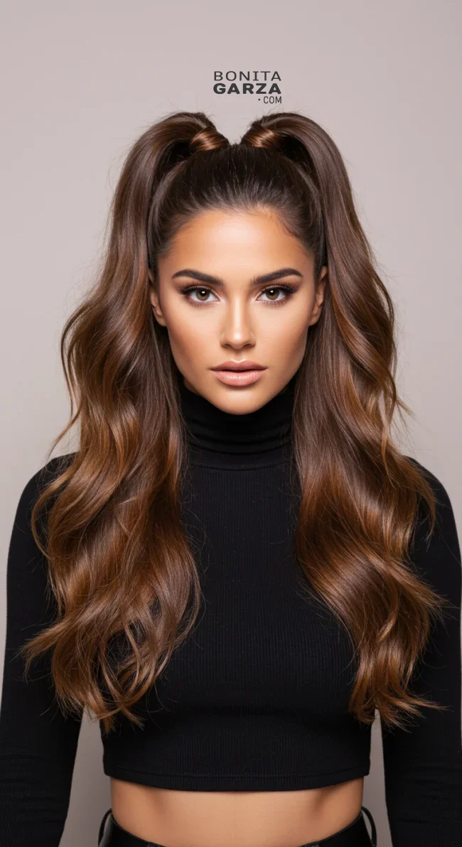 4. Double Ponytail Trick | Ponytail Perfection: Max Volume Boost Hack For Your Ponytail