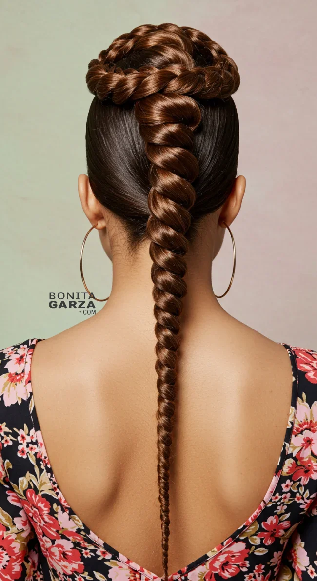 11. Rope Braid | 15 Easy Braided Hairstyles Anyone Can Master