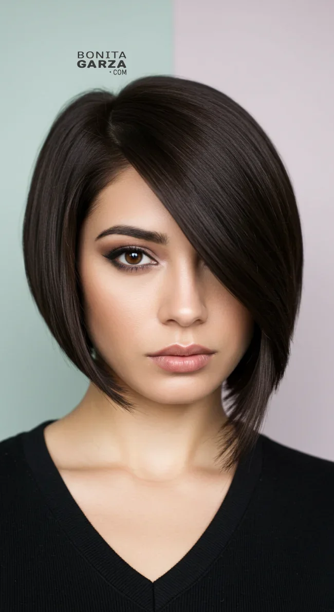 5. Asymmetrical Bob | 10 Game-Changing Haircuts For Very Thin Hair