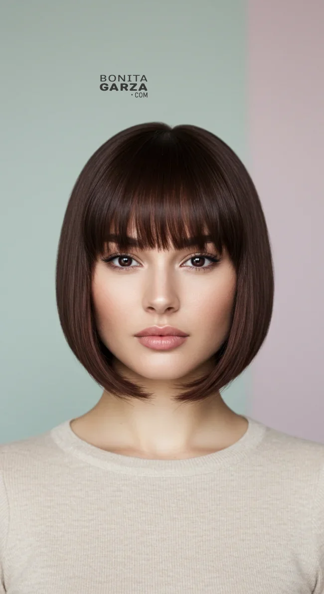 10. Rounded Bob with Soft Graduation | 10 Game-Changing Haircuts For Very Thin Hair
