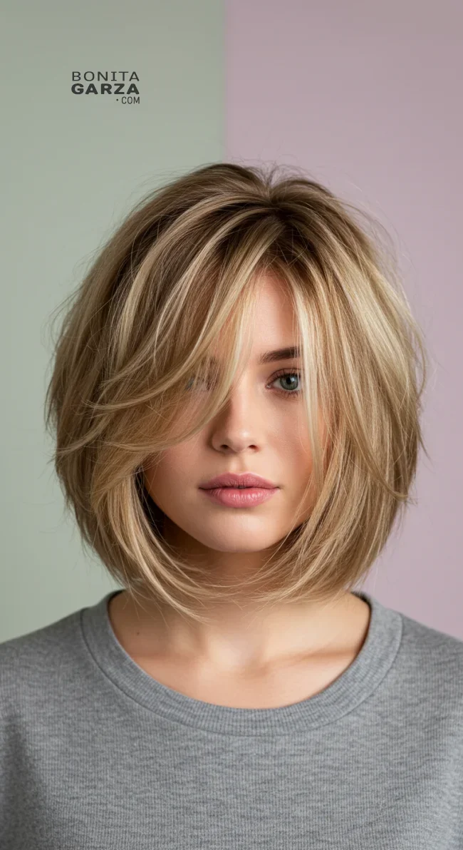 8. Wispy Layered Bob | 10 Game-Changing Haircuts For Very Thin Hair