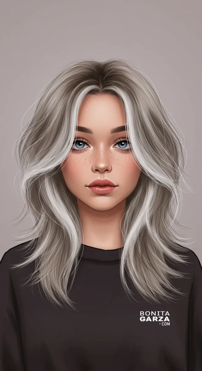 8. Choppy Layers with Face-Framing Highlights | Best Teen Hairstyles: Trendy Looks For Teenagers