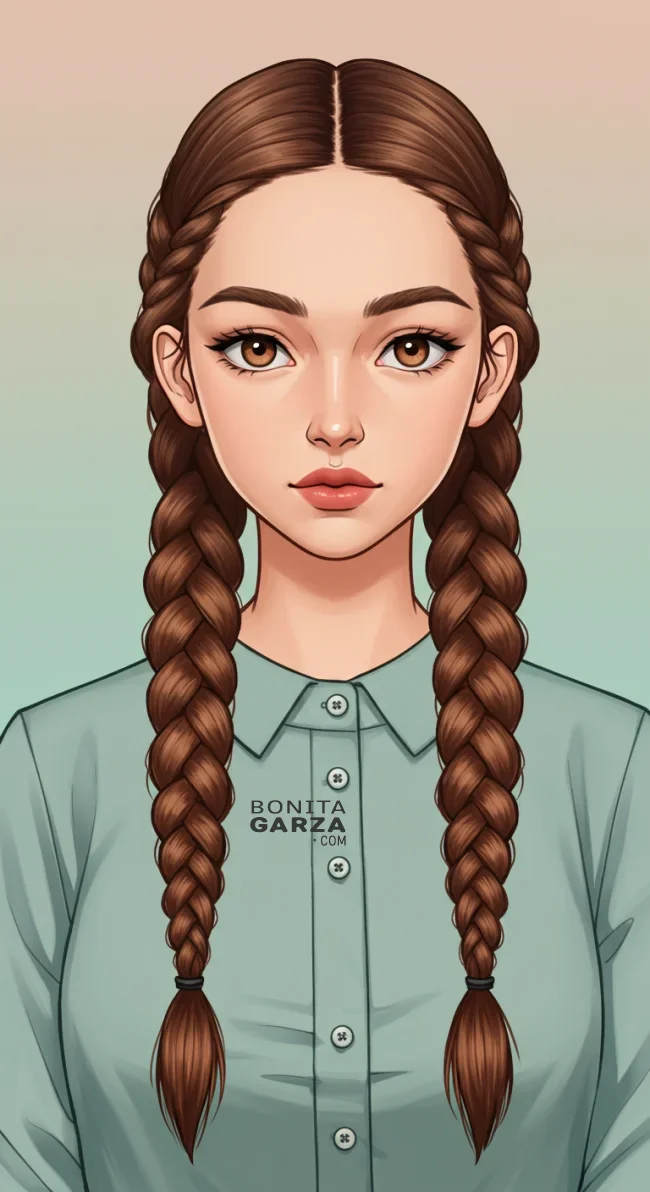 5. Double Dutch Braids | Best Teen Hairstyles: Trendy Looks For Teenagers