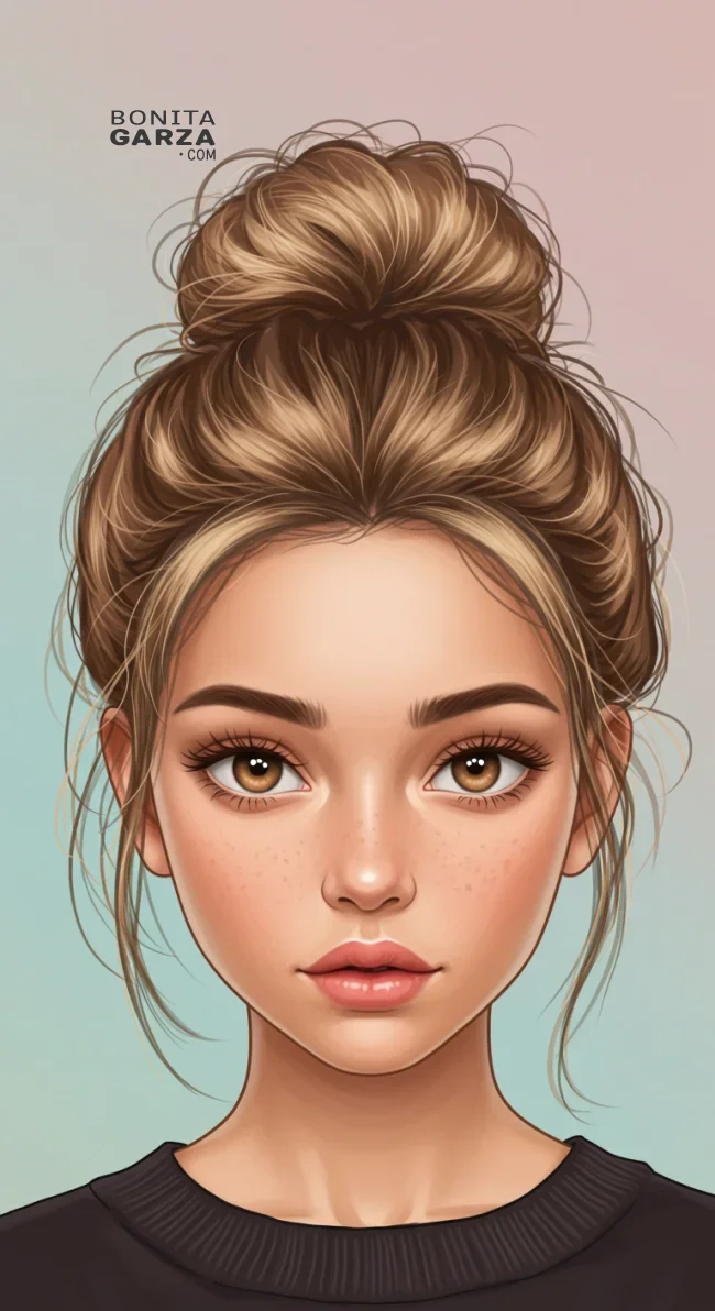 1. Messy Bun | Best Teen Hairstyles: Trendy Looks For Teenagers