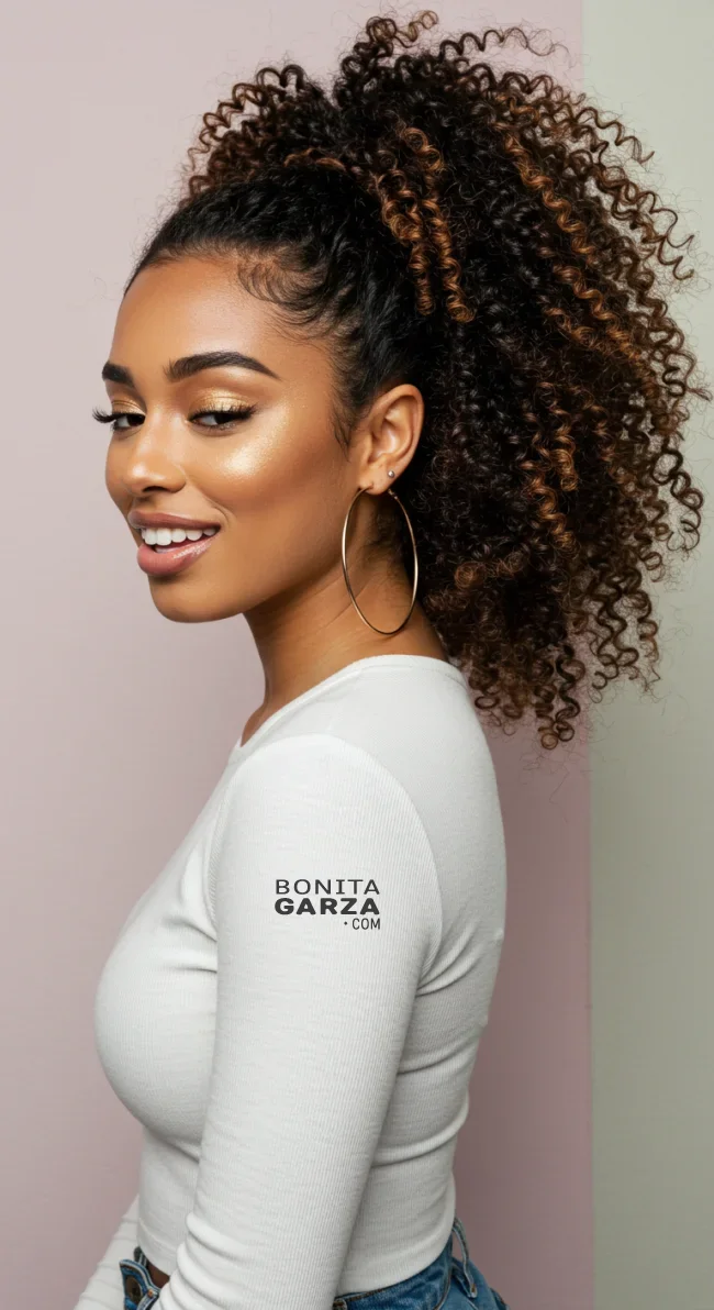 10. Twist-Out Ponytail | Cute Ponytail Hairstyles For Black Girls: Embrace Your Natural Beauty