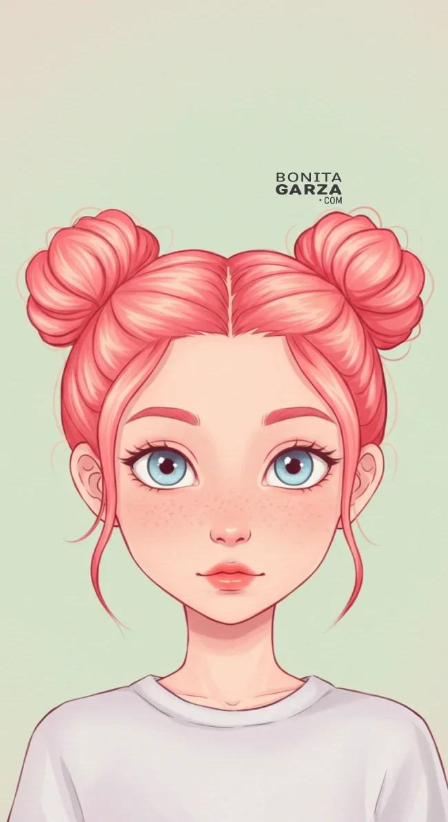 7. Space Buns | 9 Cute And Easy Kids Hairstyles For Girls