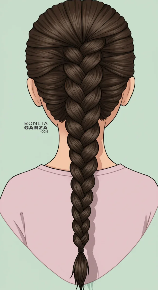 6. French Braid | 9 Cute And Easy Kids Hairstyles For Girls