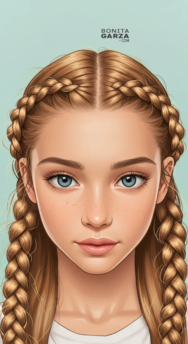 2. Braided Crown | 9 Cute And Easy Kids Hairstyles For Girls