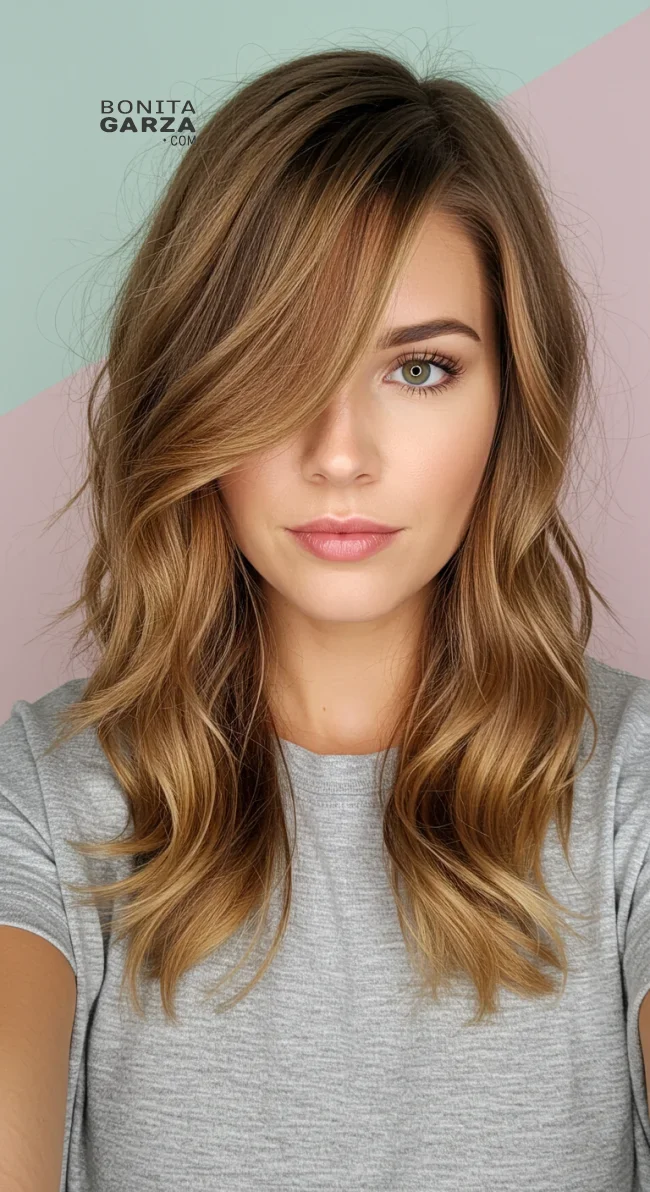 7. Side-Swept Bangs | Perfect Hairstyles For Thick Hair - Unlocking Style