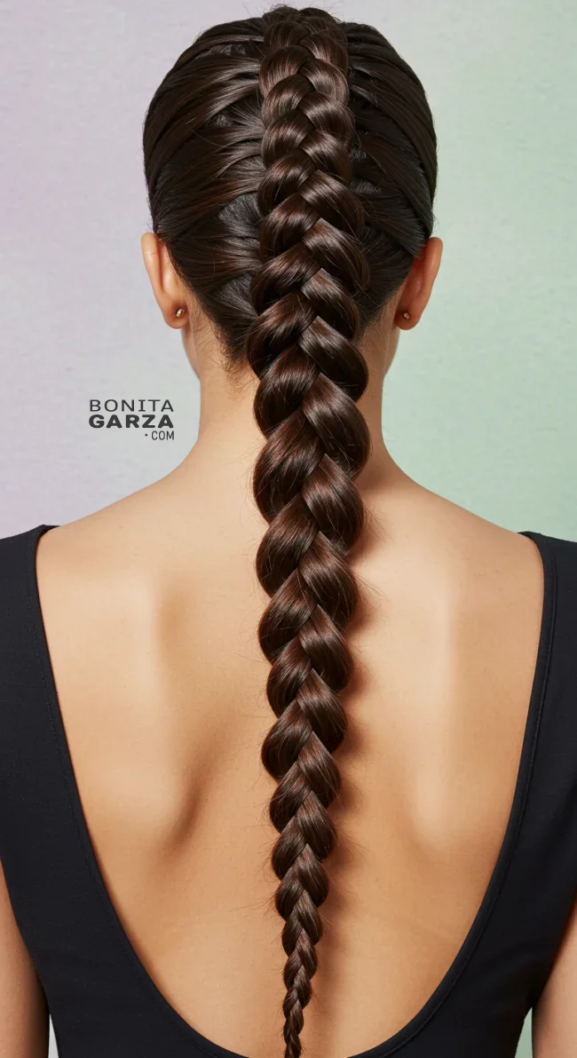 9. Intricate Fishtail Braid | Perfect Hairstyles For Thick Hair - Unlocking Style