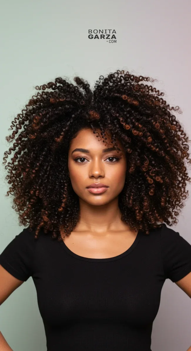 4. Bold Curly Afro | Perfect Hairstyles For Thick Hair - Unlocking Style