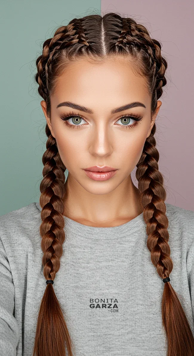 5. Elegant Braided Crown | Perfect Hairstyles For Thick Hair - Unlocking Style