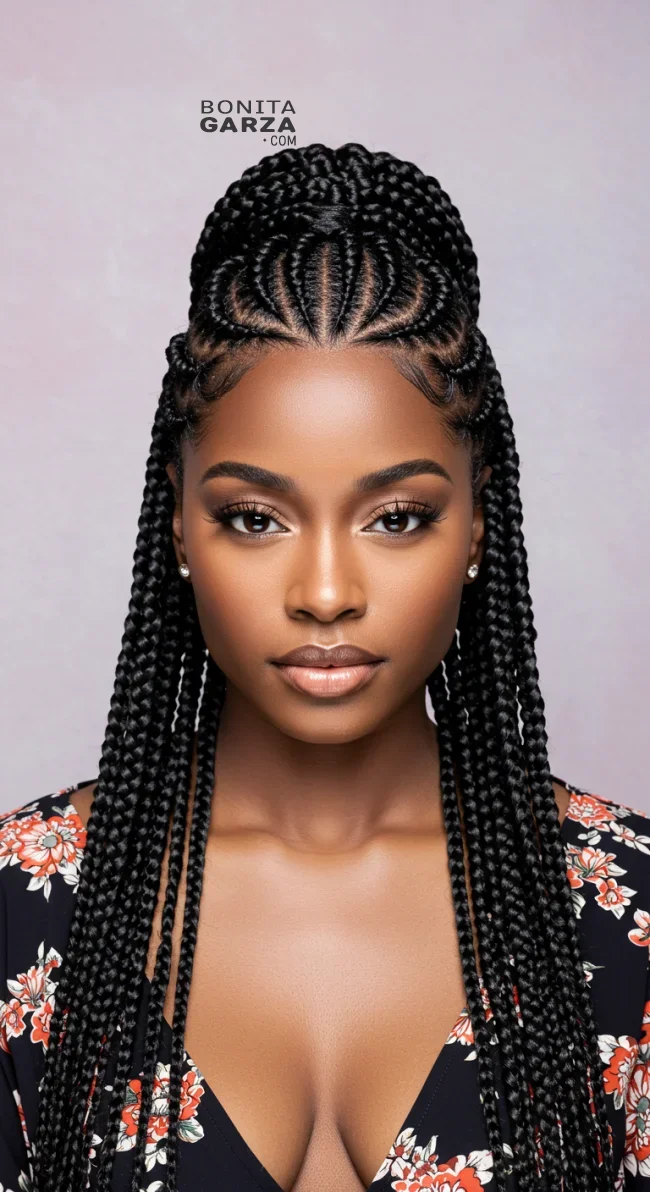 10. Goddess Braids | 15 Quick And Stylish Hairstyles For Black Women