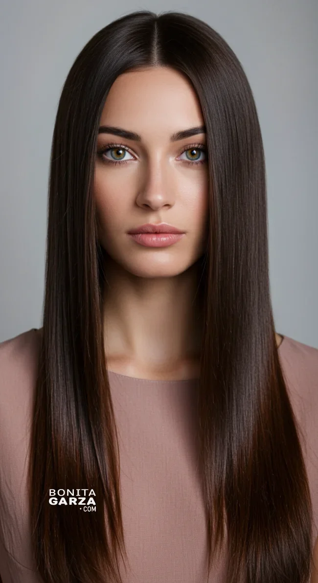 4. Long, Sleek, and Straight | 10 Stunning Hairstyles You Can’t Miss This Year