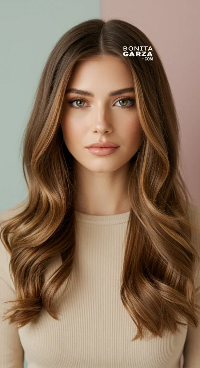 2. Soft Waves with a Middle Part | 10 Stunning Hairstyles You Can’t Miss This Year