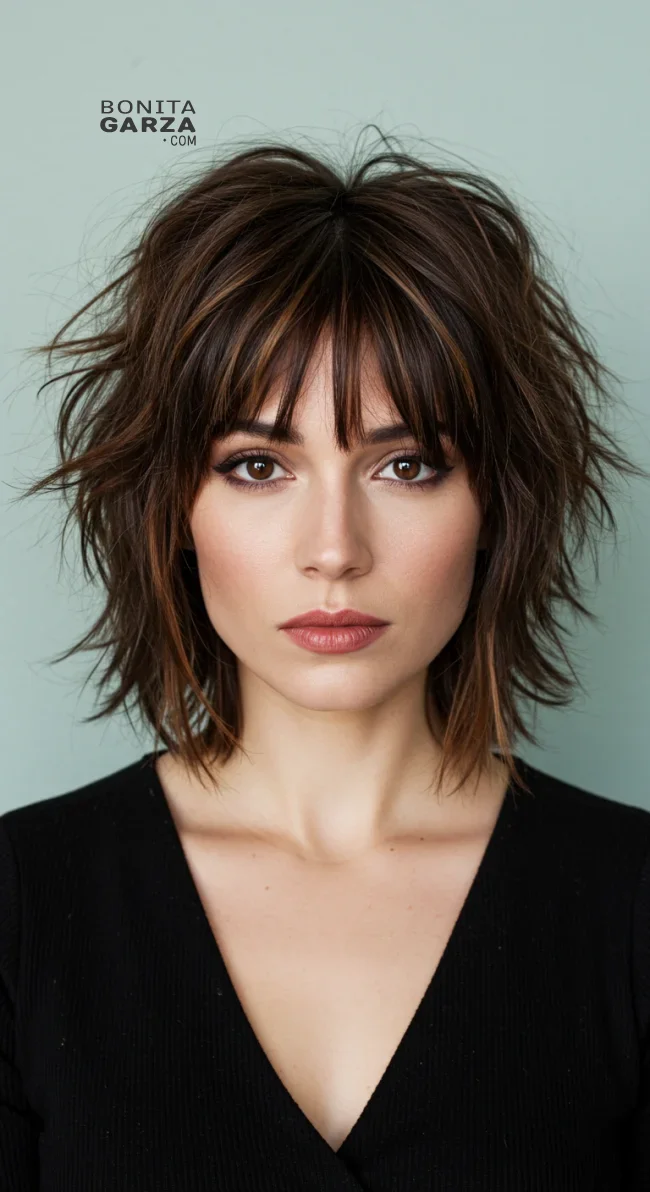7. Shaggy Layers for Round Faces | Haircut Suggestions For Your Face Shape
