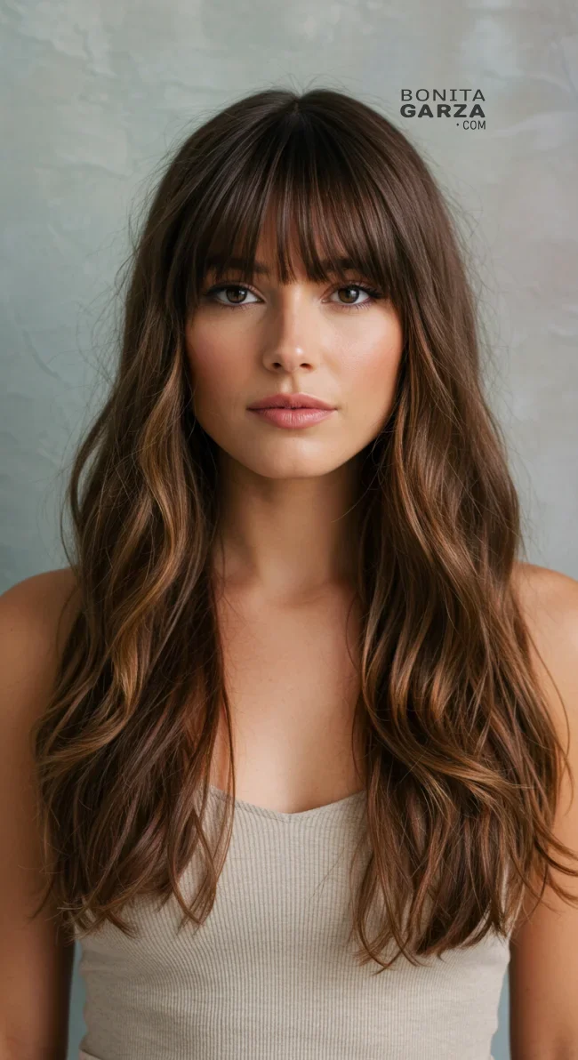 11. Curtain Bangs for Oval Faces | Haircut Suggestions For Your Face Shape