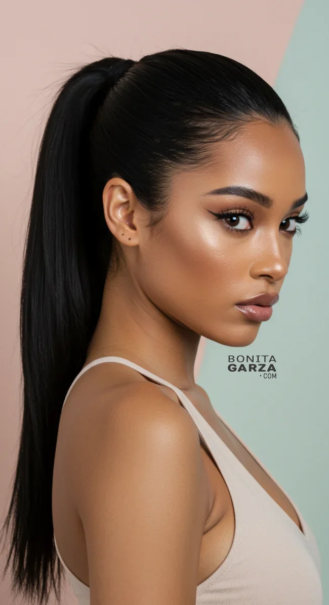 14. High Ponytail for Heart-Shaped Faces | Haircut Suggestions For Your Face Shape