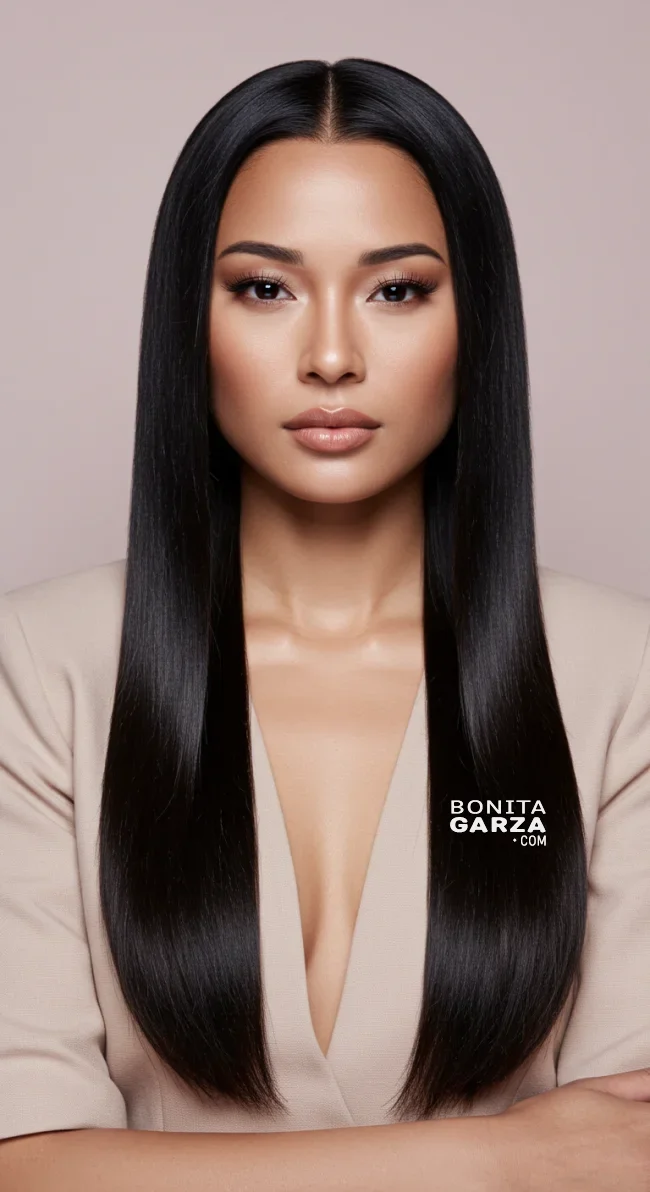 9. Long and Straight for Heart-Shaped Faces | Haircut Suggestions For Your Face Shape