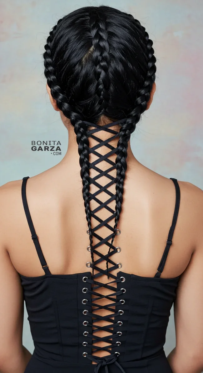 10. Corset Braid | 12 Unique Braid Styles You Haven’t Tried Yet: A Fresh Take On Classic Looks