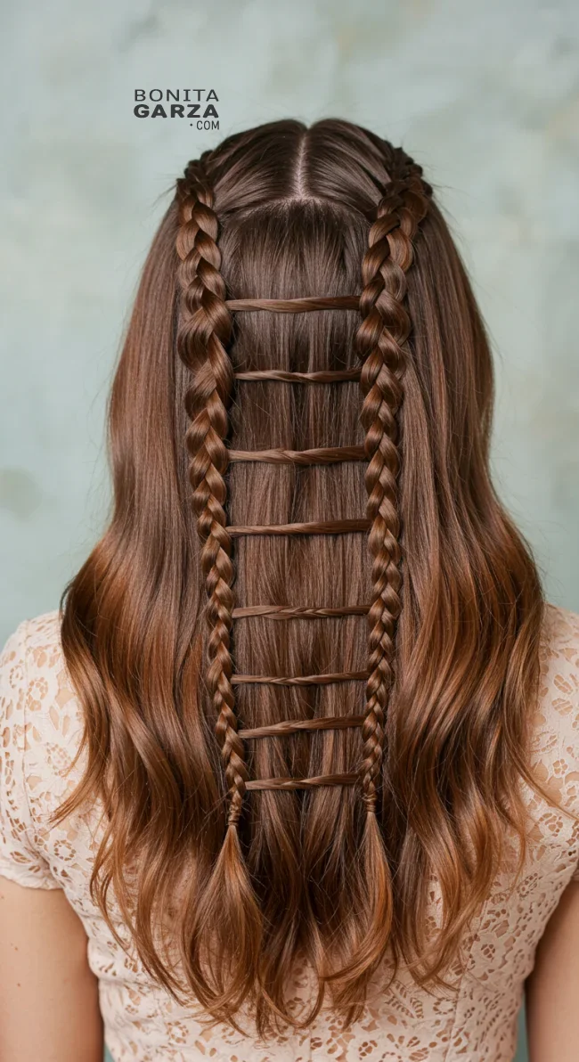 7. Ladder Braid | 12 Unique Braid Styles You Haven’t Tried Yet: A Fresh Take On Classic Looks