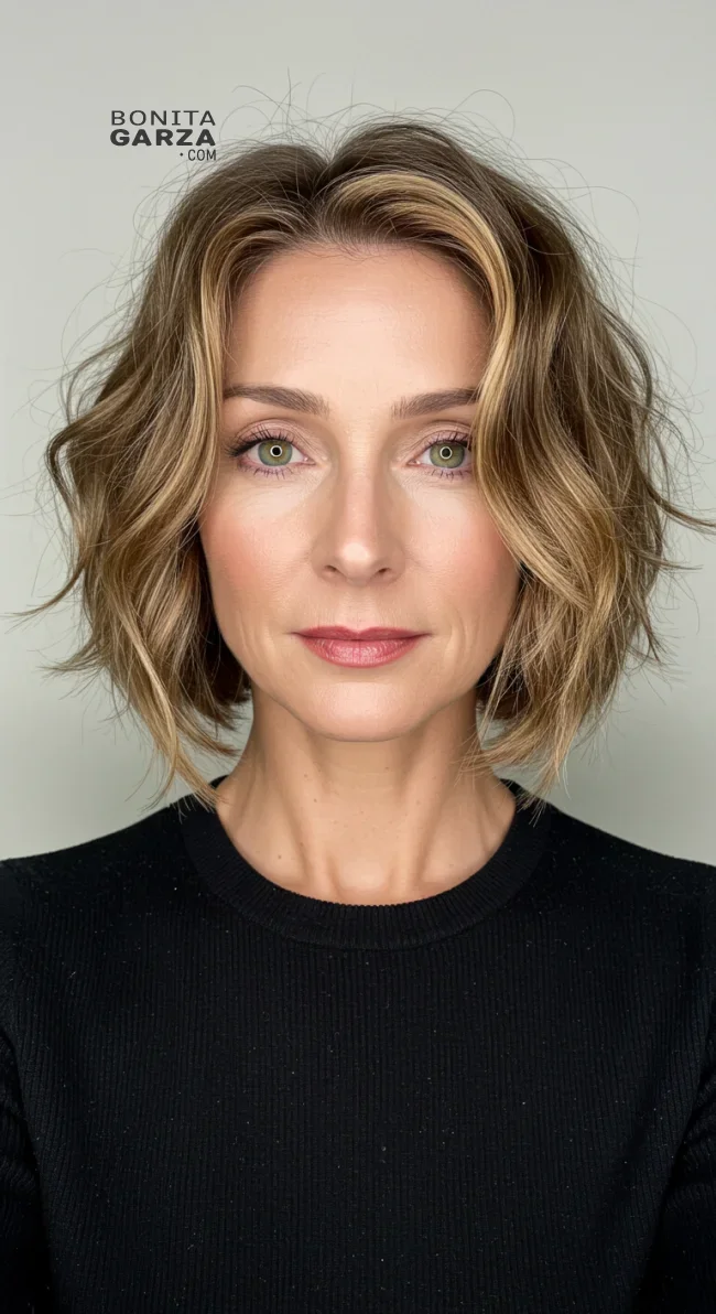 12. Soft, Wavy Bob | 15 Best Haircuts For Women Over 60
