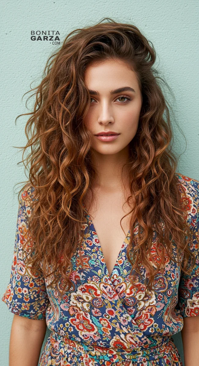 14. Bohemian Curly Waves | 15 Amazing Hairstyles That You Can Do With Your Long Curly Hair