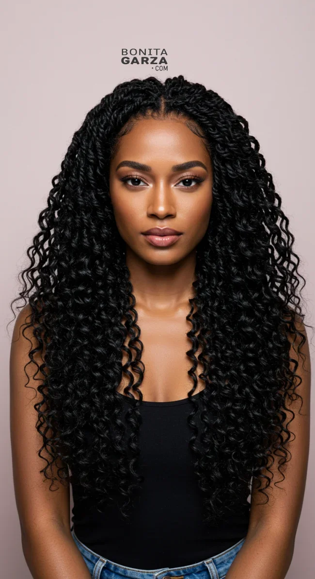 4. Defined Curl Twist-Out | 15 Amazing Hairstyles That You Can Do With Your Long Curly Hair