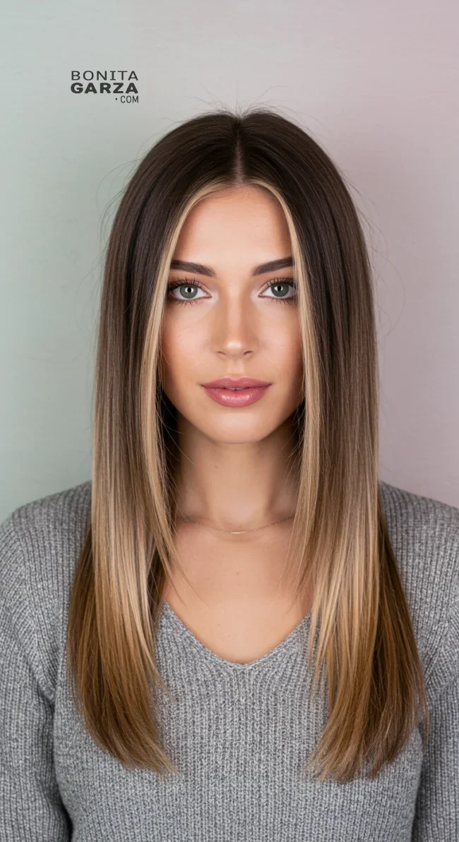 13. Beige Brunette Balayage | 15 Brunette Balayage Ideas To Refresh Your Look