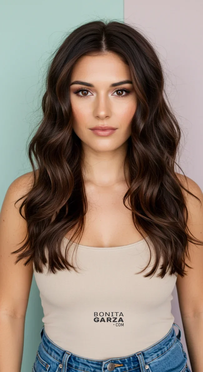 3. Chocolate Brown Balayage | 15 Brunette Balayage Ideas To Refresh Your Look
