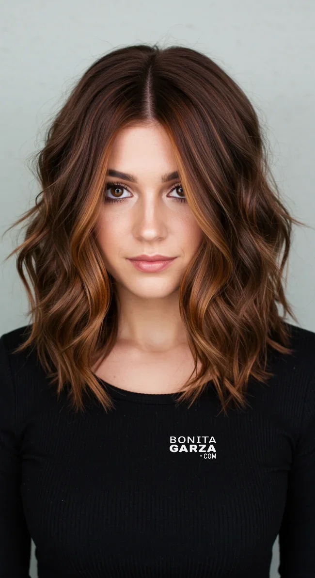 14. Bronze Brunette Balayage | 15 Brunette Balayage Ideas To Refresh Your Look