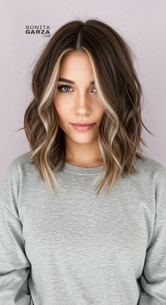 6. Mocha Brunette Balayage | 15 Brunette Balayage Ideas To Refresh Your Look
